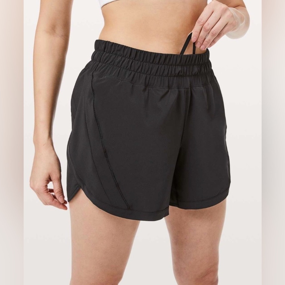 Lululemon Track That Short 5” Black Swift Ultra 2019 Retired Size 0 EUC - Picture 5 of 9